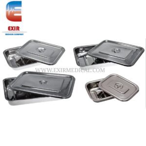 صينية الات جراحية ستانلس بغطاء
